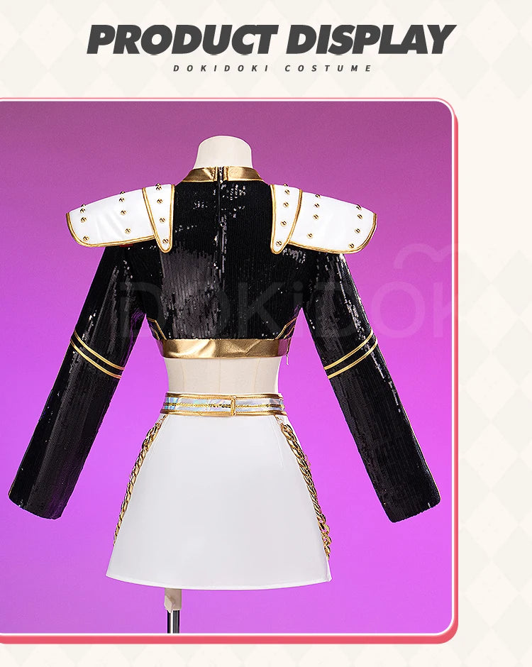 【Last Batch】IN STOCK Zoeyy Miraa Rumii Cosplay Costume【XS-3XL】DokiDoki-N Golden Costume Zoeyy Miraa Rumii Cosplay Plus Size
