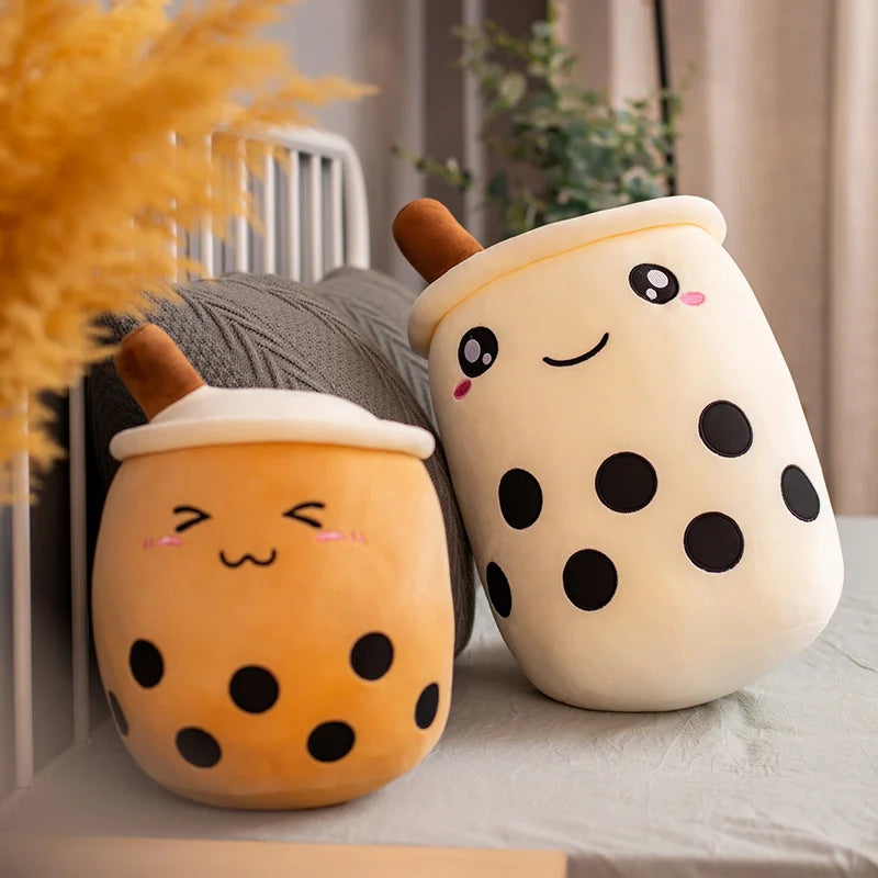 Various Play Doll Boba Plushies Mini Dolls in a Boba Cup Can Flip Boba Tea Toy Many Size Boba Tea Cushions for For Kids Girl