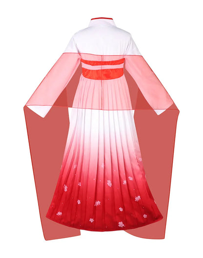 Anime The Apothecary Diaries Maomao Cosplay Costume Red Dress Kusuriya No Hitorigoto Season 2 Halloween Party for Women Girls