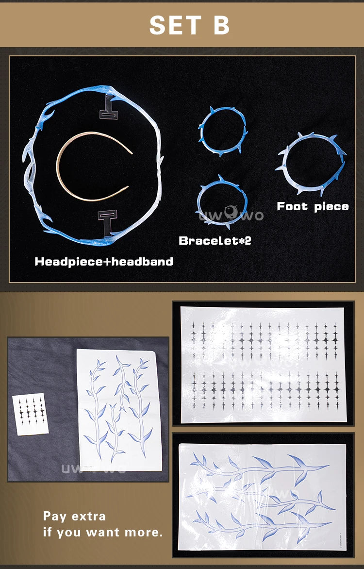 IN STOCK UWOWO Cartethyia Cosplay Game Wuthering Waves Cartethyia Cosplay Costume Cartethyia WuWa Cosplay Halloween Costume