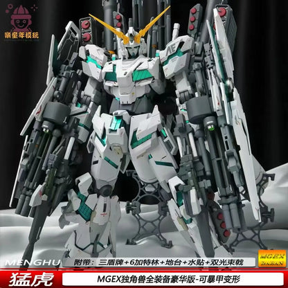 MENGHU 1/100 MGEX RX-0 Ver Ka Full Armor Unicorn Gundam Assembly Model Kit Plastic Action Figure Robot