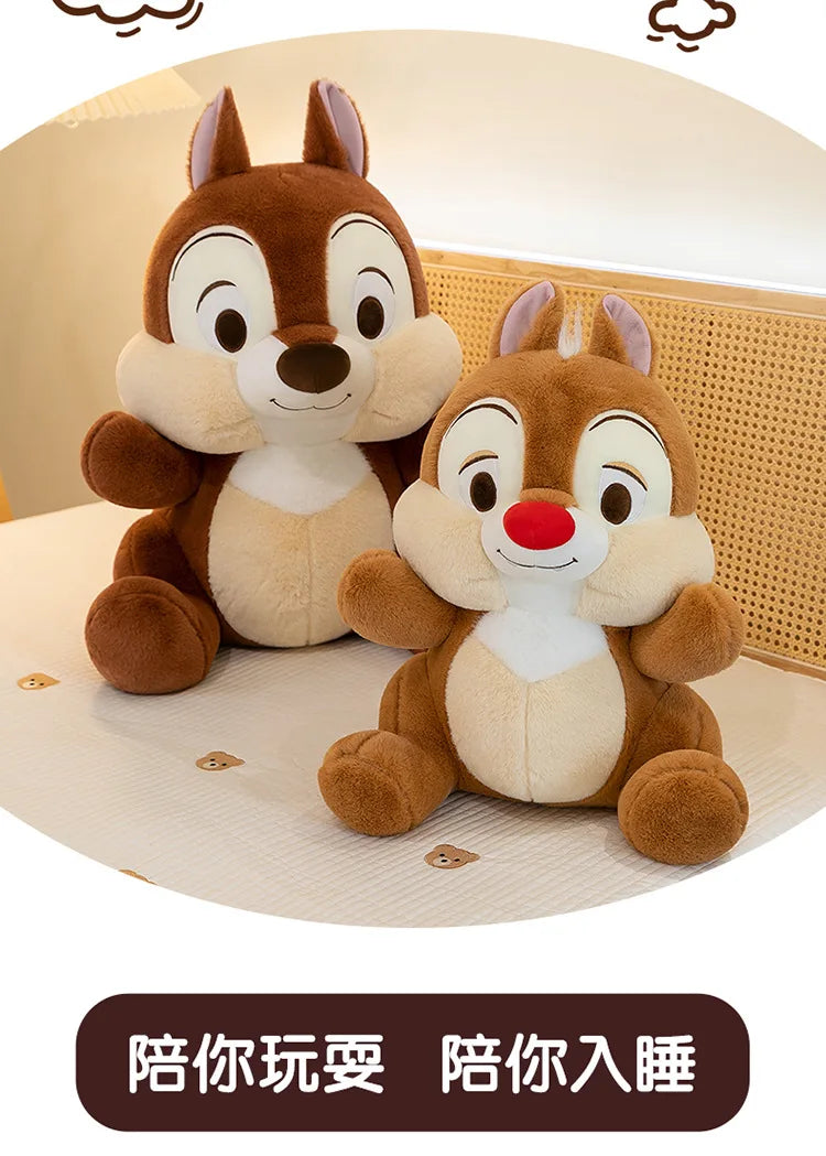 35/55/70cm Big Size Chip & Dale Disney Anime Plush Stuffed Doll Kawaii Room Decoration Plushies Pillow Ornaments Holiday Gifts