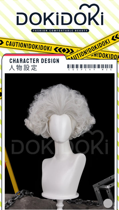 Ishaa Ekkoo Maddiee Aniviaa LeBlancc Cosplay Wig Game Anime DokiDoki Women Men Short Hair Ishaa Cosplay Free Wig Cap