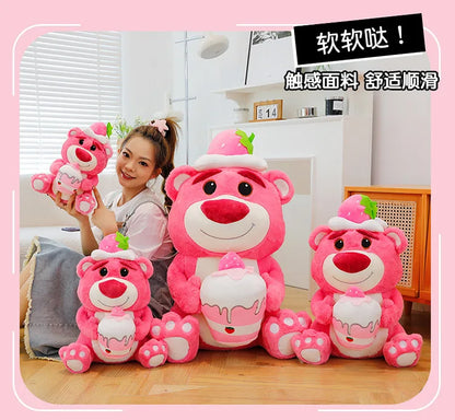 45/60/90cm Super Big Size Lotso Kawaii Disney Anime Plush Stuffed Doll Cartoon Decoration Plush Pillow Children's Holiday Gifts