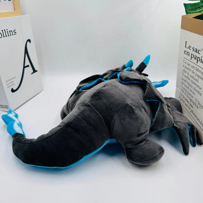 50cm Big Size Pokemon Black Charizard Sleeping Anime Plush Stuffed Doll Room Decoration Plushies Pillow Ornaments Children Gift