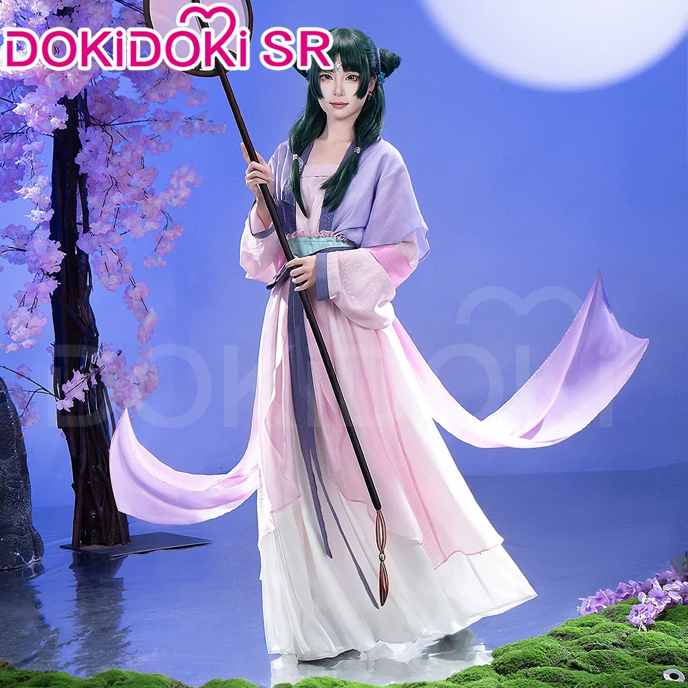IN STOCK Maomao Cosplay Costume Anime The Apothecary Diaries【XS-3XL】DokiDoki-SR Mao Mao Costume Moon Fairy Cosplay Wig Plus Size