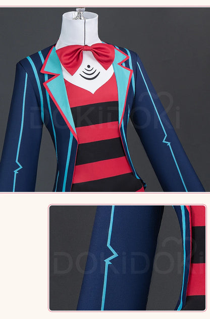 IN STOCK Vox Cosplay Costume Anime Cosplay【XS-3XL】DokiDoki-N Vees Vox Cosplay Hat Demon Men Costume Vox Plus Size