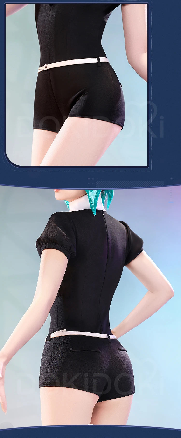 IN STOCK Phosphophylli/Cinnabar/Diamond Cosplay Costume Anime Land of the Lustrous Cosplay DokiDoki-SR Women Black Uniform