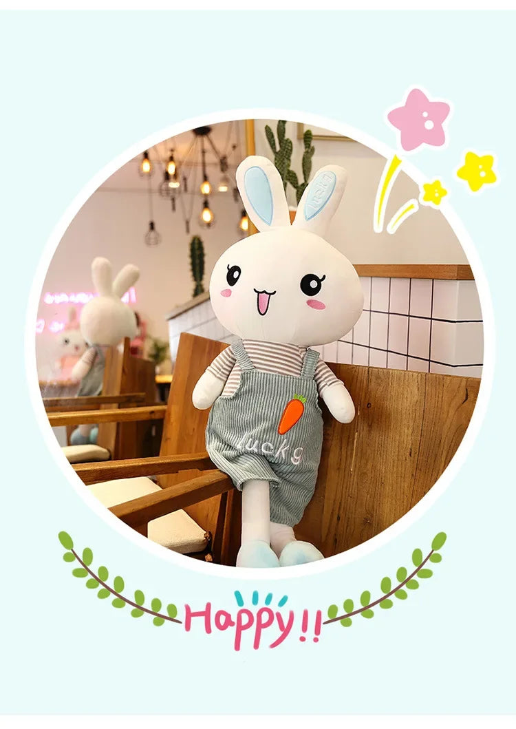 45-130cm Cute Long Legs Rabbit Plush Toy Stuffed Soft Animal Bunny Doll Baby Kids Toys Birthday Gift Christmas Present for Girl