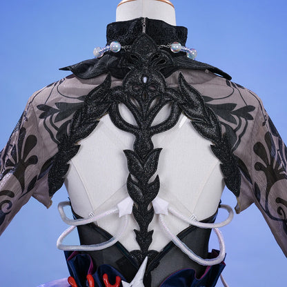 Honkai Star Rail Hysilens Cosplay Costume Wig Dress Headwear Amphoreus Festival Halloween Party for Women Girls Cos Props iCoser