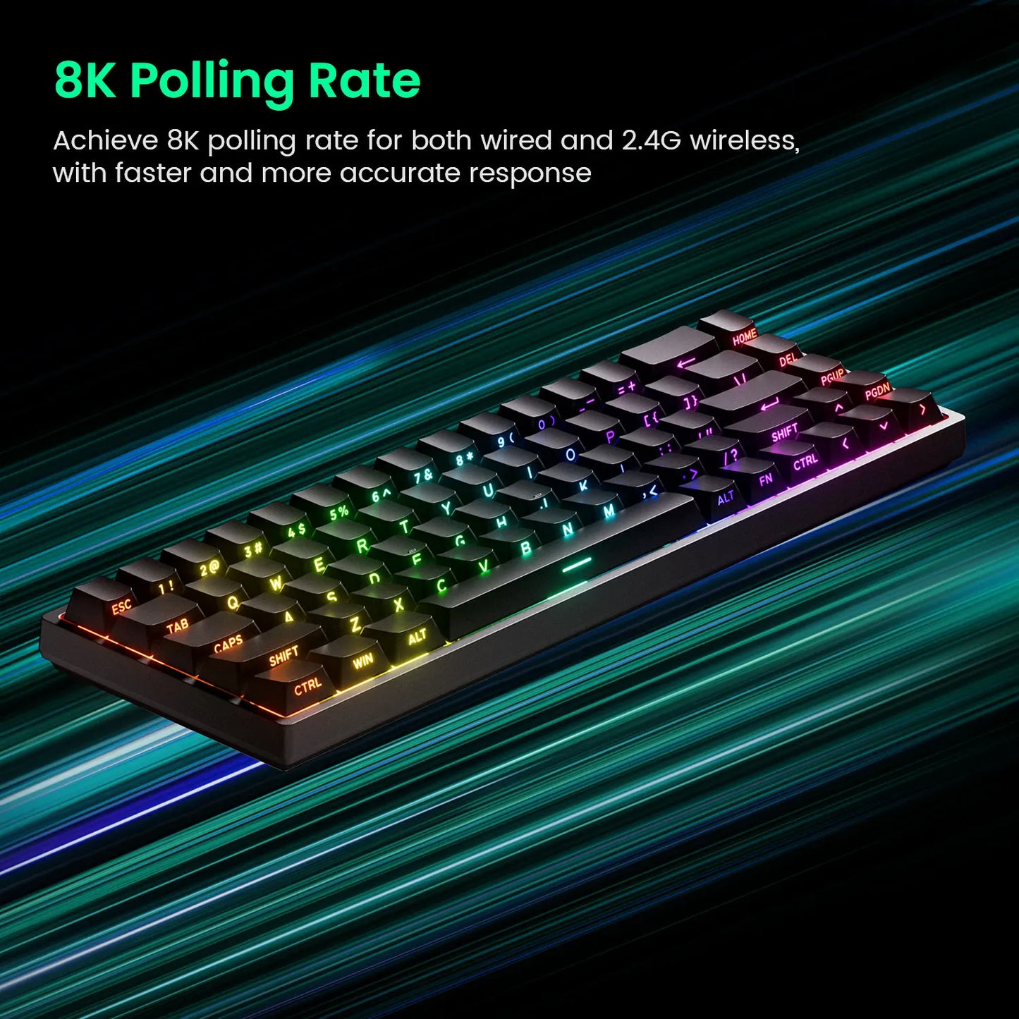 Akko MonsGeek FUN68 & FUN60 PRO&MAX HE Magnetic 60% 65% Gaming Keyboards Rapid Trigger 8K Custom Keyboard for Esports