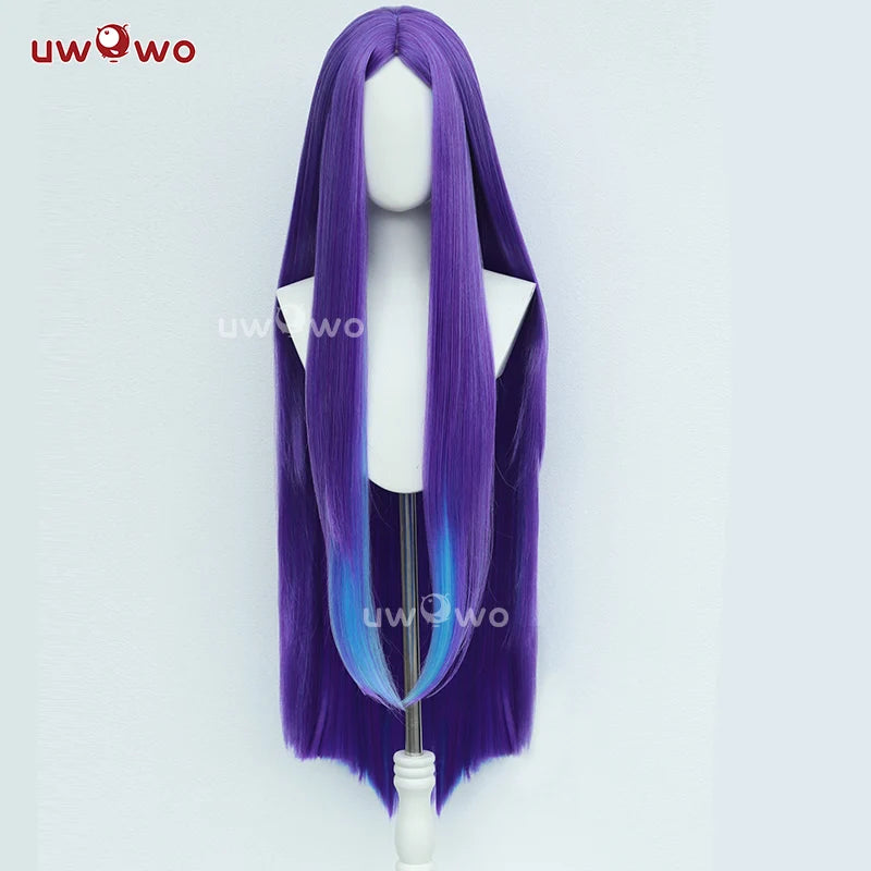 UWOWO Irelia Wig Game League of Legends/LOL: Spirit Blossom Irelia Cosplay Wig Long Hair Purple Wig Halloween Wig