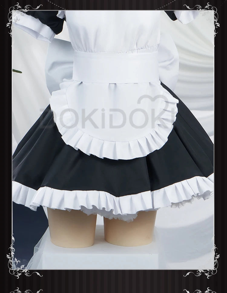Gotou Hitori Cosplay Anime Bocchi the Rock! 【S-2XL】DokiDoki Cute Maid Uniform Dress Gotou Hitori Women Cosplay Costume Plus Size