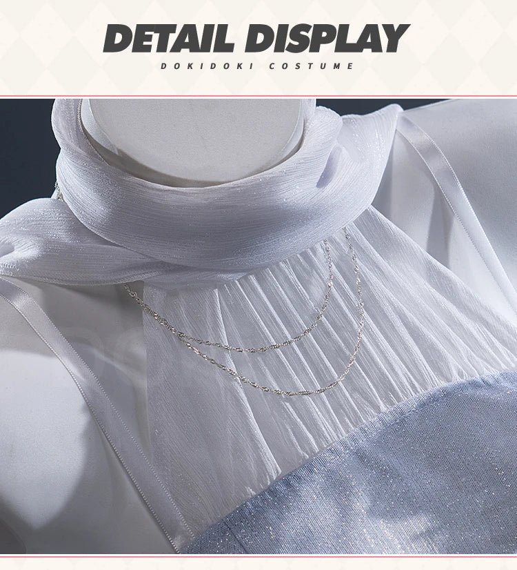 IN STOCK Cloudscape Calm Hunter MC Cosplay Game Love and Deepspace【S-2XL】DokiDoki-N Women White Dress Plus Size