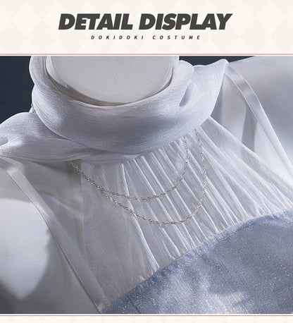 IN STOCK Cloudscape Calm Hunter MC Cosplay Game Love and Deepspace【S-2XL】DokiDoki-N Women White Dress Plus Size