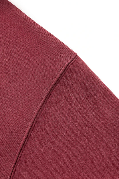 ZODF Retro Winter 350gsm Washed Zipper Fleece Hoodies For Men Unisex Loose Fit Boxy Style Thick Warm Hooded Coat Outfits HY0042