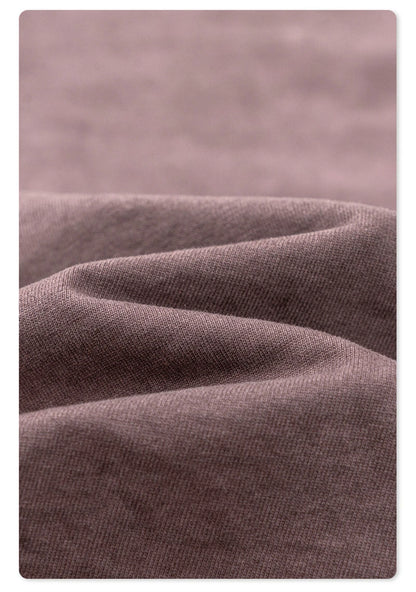 ZODF 2024 Autumn Men's Washed Cotton T-Shirt Unisex Oversized Distressed 250gsm Long Sleeve O Neck T Shirts Tees HY0921