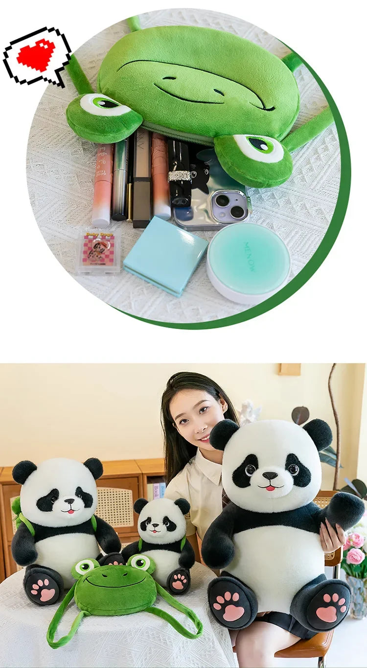 30-60cm Chinese Panda Plush Toy Chest Listing Super Full Soft Chinese National Treasure Animal Doll Children's Birthday Gift