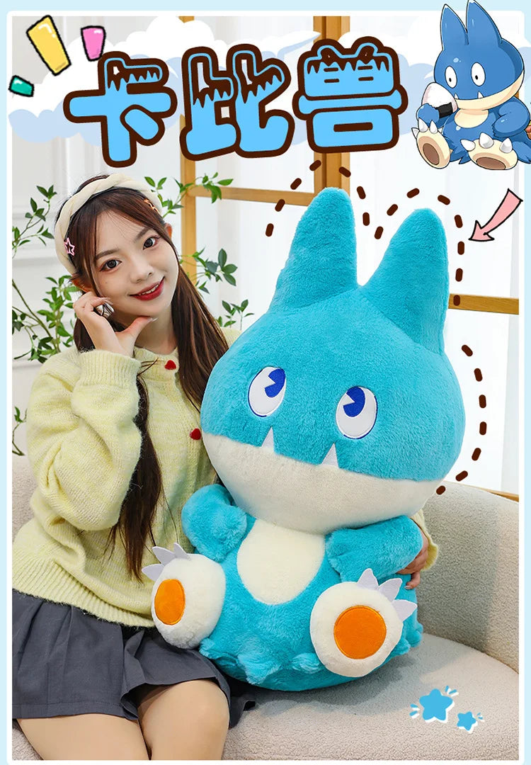 45/60/80cm Big Size Pokemon Snow Lax Anime Plush Stuffed Doll Room Decoration Plushies Kawaii Pillow Ornaments Children's Gifts
