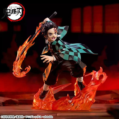 SEGA XrossLink Demon Slayer Tanjiro Kamado Akaza Tomioka 150mm PVC Model