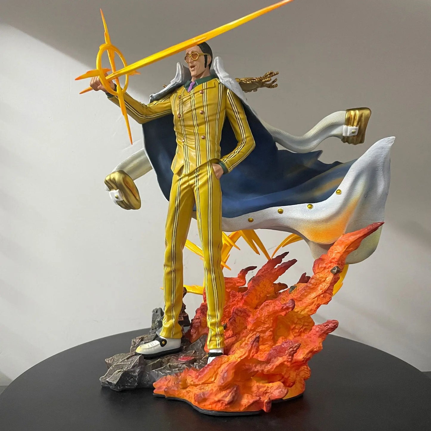 ONE PIECE Kizaru Borsalino Anime Figure Three Major Generals of The Navy Borsalino PVC Statue Collection Model Ornament Gift Toy