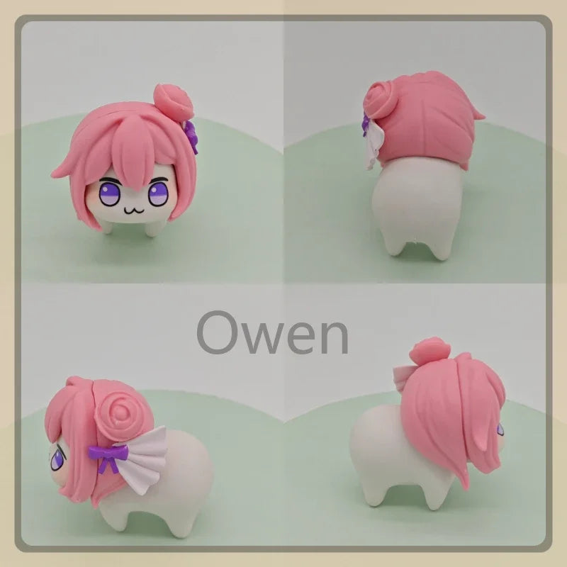 Mobile Games Anime NIKKE：The Goddess of Victory mini Figurine cute Doro Action Figure Q Version PVC Model Toy Birthday Doll Gift