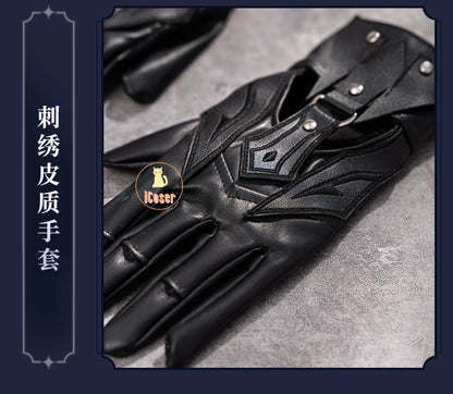 Genshin Impact Kyryll Chudomirovich Flins Cosplay Costume Wig Uniform Game Cos Outfit Halloween Party for Women Men Carnival Set