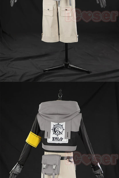 iCoser Anime Gachiakuta Rudo Surebrec Cosplay Costume Uniform Hoodie Gloves Akuta Cleaners Halloween Party Women Men Carnival