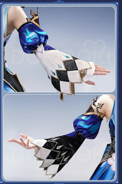 Cerydra Cosplay Costume Game Honkai: Star Rail【S-2XL】DokiDoki-SR HSR Women Halloween Dress Cosplay Cerydra Wings Wig Plus Size