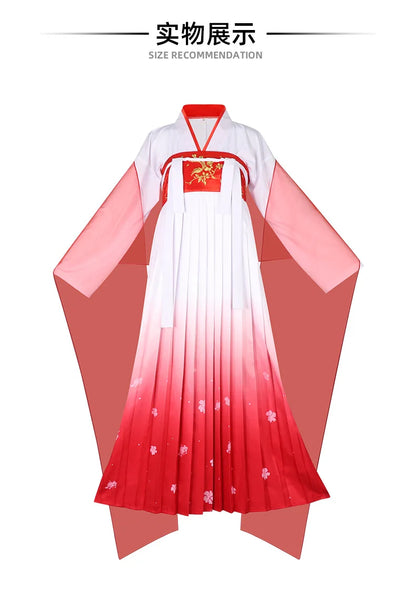 Anime The Apothecary Diaries Maomao Cosplay Costume Red Dress Kusuriya No Hitorigoto Season 2 Halloween Party for Women Girls