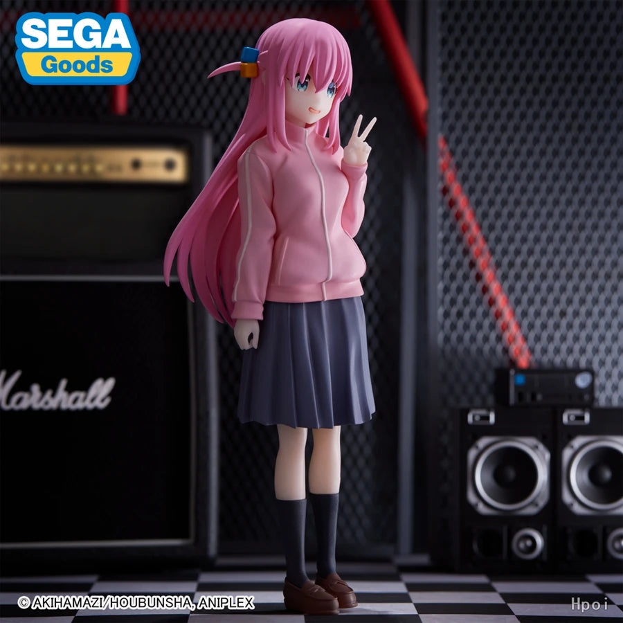 16cm BOCCHI THE ROCK! Anime Figure Gotoh Hitori Action Figure Guitarist Girl Figure Desktop×Decorate Collections Model Doll Toys