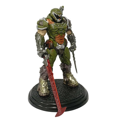 21.5cm/8.46in Doom Eternal Anime Game Figure Doom Slayer Action Figure Room Decorations PVC Adult Collection Model Doll Toys