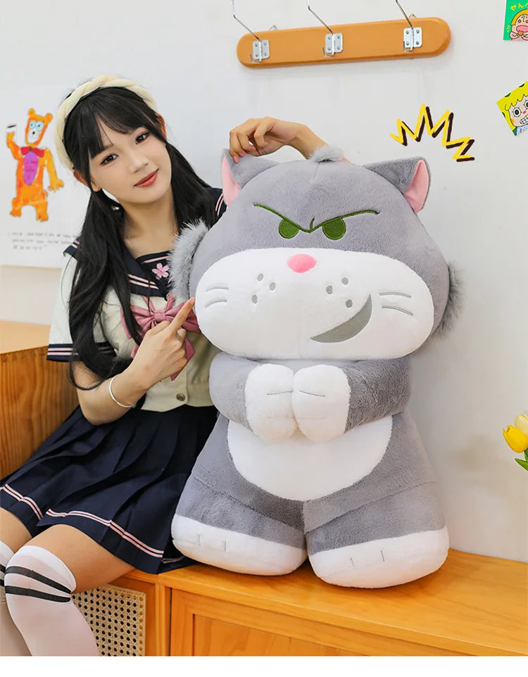 35/50/60cm Big Size Lucifer Disney Anime Plush Stuffed Doll Kawaii Room Decoration Plushie Children Pillow Ornament Holiday Gift