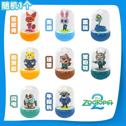 52TOYS Zootopia Nick Judy Night Light 9cm PVC Model