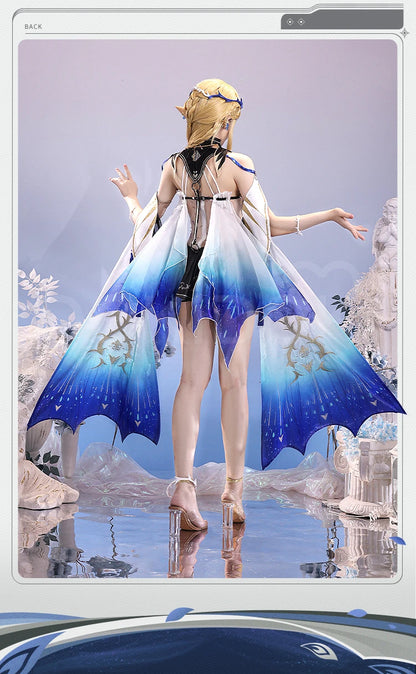Cartethyia Cosplay Costume Game Wuthering Waves DokiDoki-SR Women Dress Cantarella Halloween Cosplay Wig