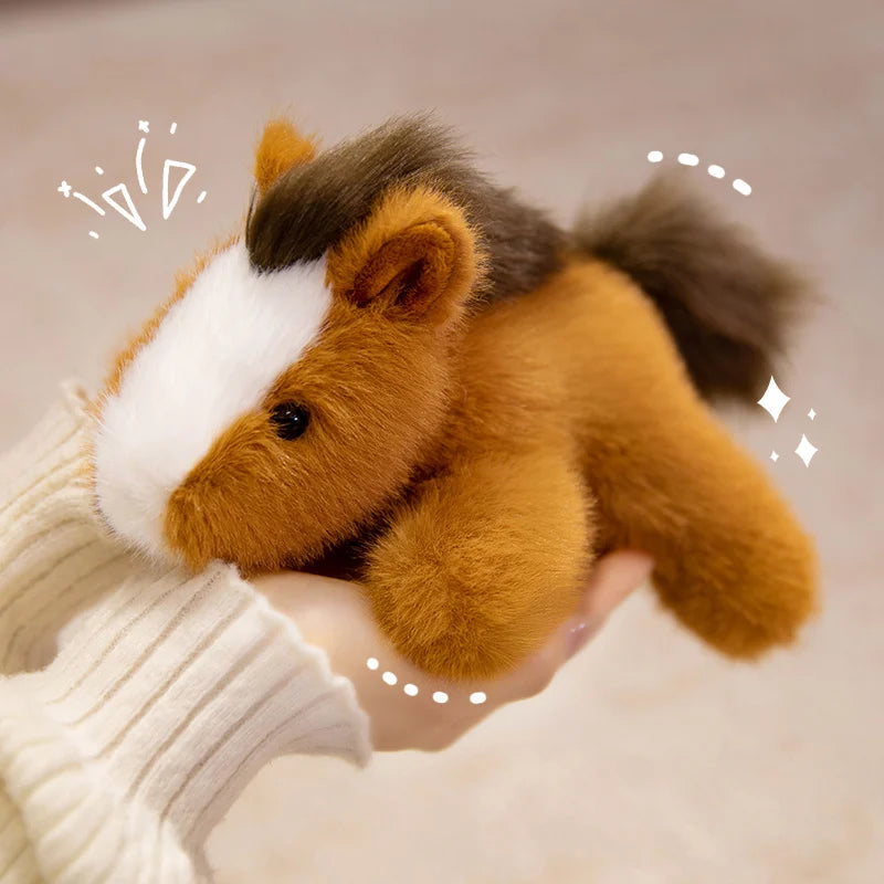 18cm Cartoon Lying Stuffed Animal Cute Horse Duck Cow Frog Plushies Kawaii Office Companion Plush Wrist Pad Wrist Support Doll