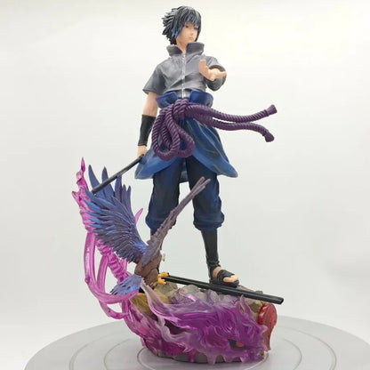 Popular Anime Naruto Shippuden Uchiha Madara Figurine Uchiha Sasuke Action Figures PVC Statue Collection Model Decoration Toys