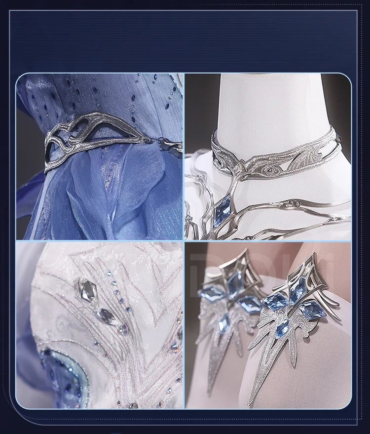 Heroine MC Deepsea Waves Cosplay Costume Game Love and Deepspace DokiDoki-SR Bride of the Sea God Rafayel Cosplay