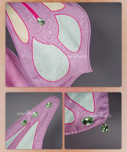 IN STOCK UWOWO Bloomm Enchantixx Flora Cosplay Costume Big Fairy Wings Cosplay Outfit Butterfly Fairy Women Wing