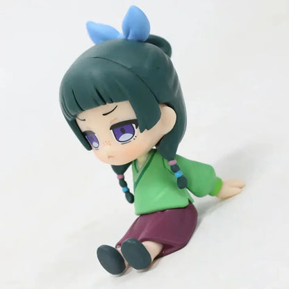 In Stock The Apothecary Diaries Maomao Jinshi Mini Figure Anime Periphery Kawaii Sitting Toys Desktop Car Ornaments Model Gifts