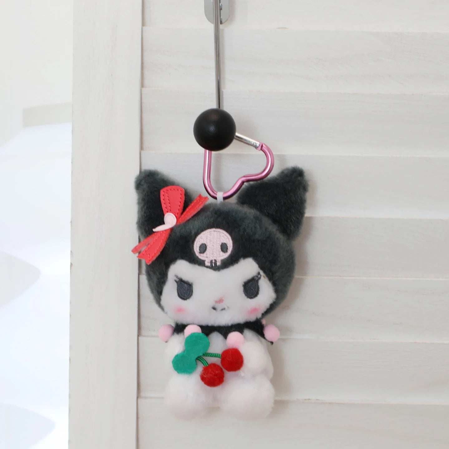 Sanrio Hello Kitty Kuromi Melody Cinnamoroll Stuffed Toys Pendant Cute Plush Toys Keyring Anime Keychain Birthday Christmas Gift