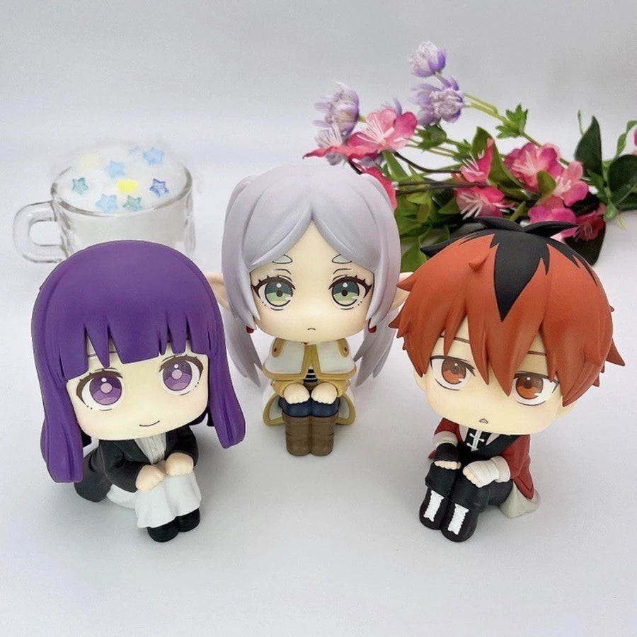 Frieren: Beyond Journey’s End Anime Figure 1PC Look Up Kawaii Fern/Stark PVC Collection Model Toy - 3PCS