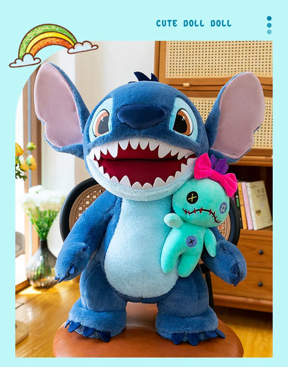 35/50/65cm Big Size Disney Stitch Plush Toy Doll Anime Lilo & Stitch Cartoon Stuffed Doll Children's Comforting Pillow Kids Gift