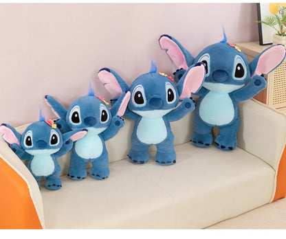 Disney 70cm Large Size Lilo&Stitch Plush Stuffed Doll Cartoon Animal Sleeping  Pillow Room Decoration Softmaterial Toy for Gift