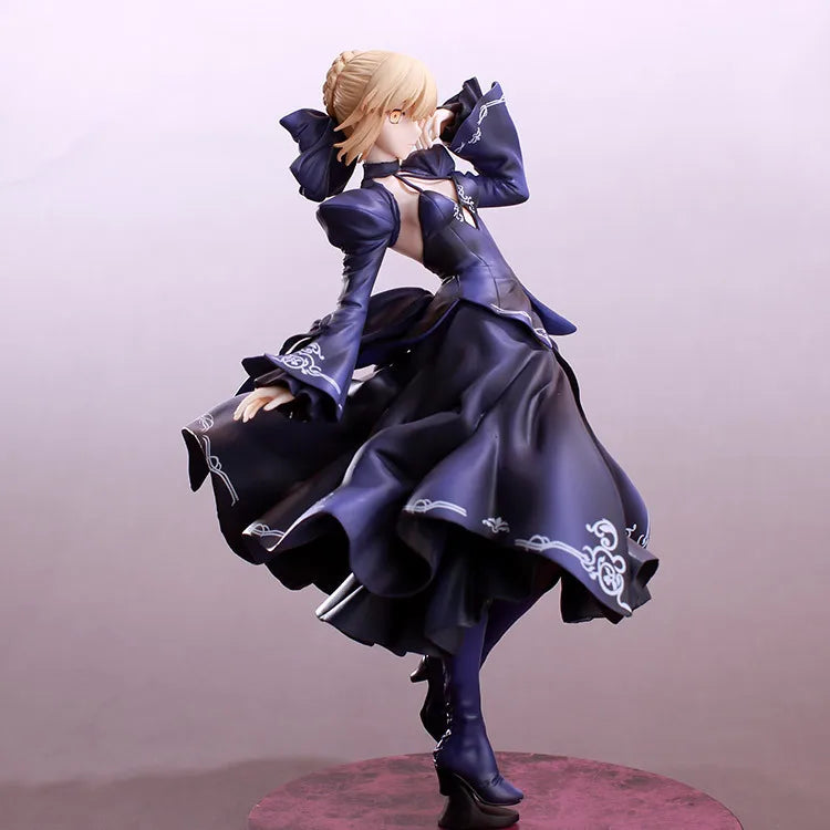 25cm Fate/Stay Night Saber Alter - Pvc Anime Figurine Formal Dress Version Swapable Stylish Room Decoration Desk Ornament Gift