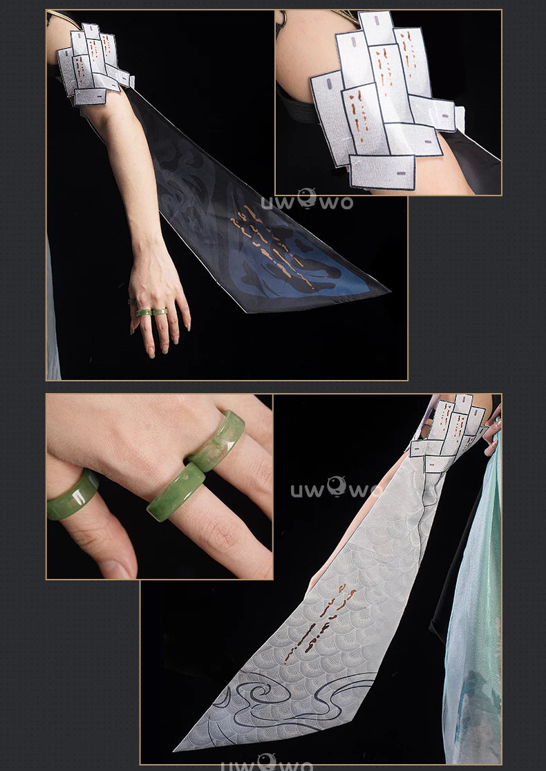 IN STOCK UWOWO Jinhsi Cosplay Game Wuthering Waves  WuWa Jinhsi Cosplay Costume Halloween Costume