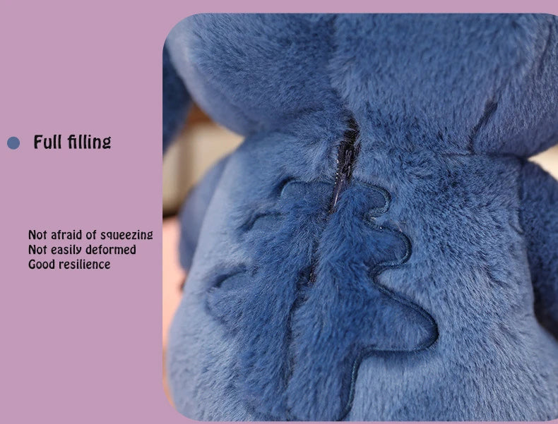 35/60cm Disney Lilo and Stitch Plush Toys Cute Anime Stich Doll Stuffed Plushie Angel Pillow Soft Gift for Children Kawaii