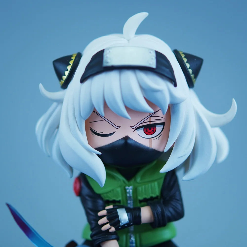 19cm Anime NARUTO Hatake Kakashi PVC Action Figure Anya Forger Cosplay Statue Model Toy Gift