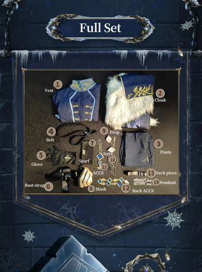 UWOWO Collab Series Game Identity V Prison Warden Hermit Alva Lorenz Cosplay Costume