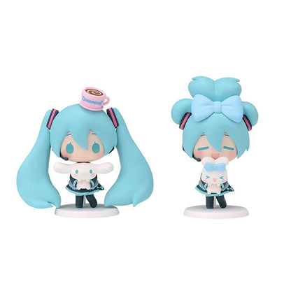1PC 20cm/7.87inch Hatsune Miku X Cinnamoroll Anime Figure Kawaii Miku Action Figure PVC Adult Collection Model Doll Toys Gifts